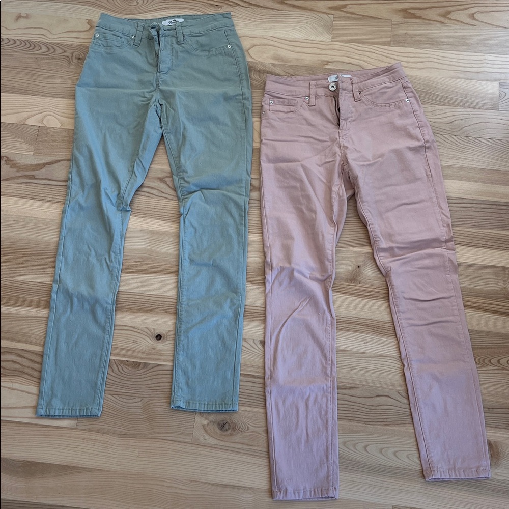 Royalty For Me Sage and Blush Colored Stretch Pants